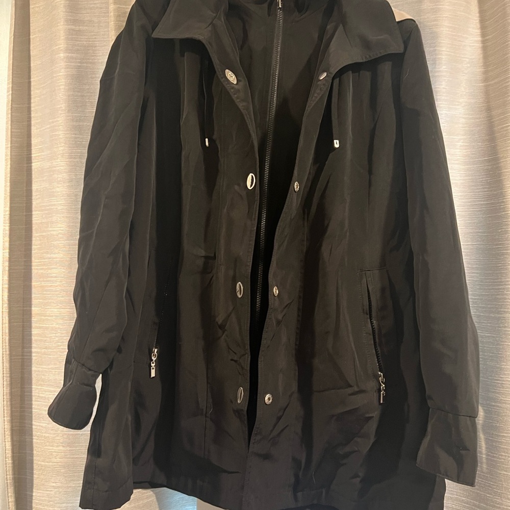 Black Hooded Jacket